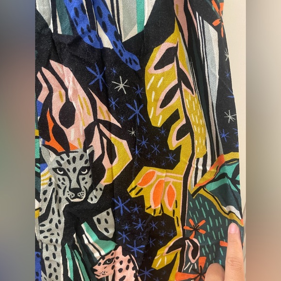 Anthropologie X Masha Volnova Saoirse Tiered Midi Skirt Medium - Picture 14 of 16